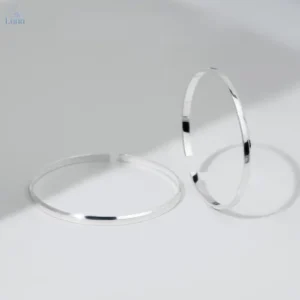 Alternative view of Lắc Tay Đôi Bạc S925 JENSY Vòng Tay Cuff Đơn Giản LTDTL2